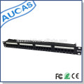 AUCAS 1U UTP CAT6 24 puertos rj11 teléfono Patch Panel para rj11 y rj45 soluciones de red